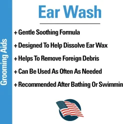 Vet Classics Ear Wash with Tea Tree Oil for Dogs & Cats (4 oz)