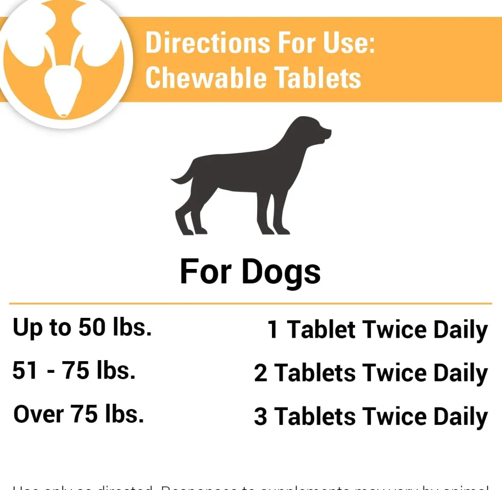 Vet Classics Incontinence for Dogs ( 120 Chew Tabs)