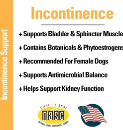 Vet Classics Incontinence for Dogs ( 120 Chew Tabs)