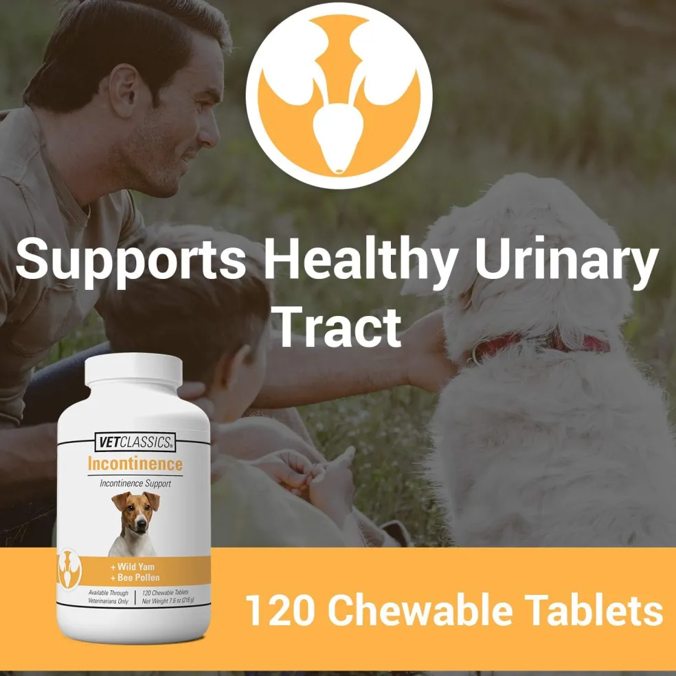 Vet Classics Incontinence for Dogs ( 120 Chew Tabs)