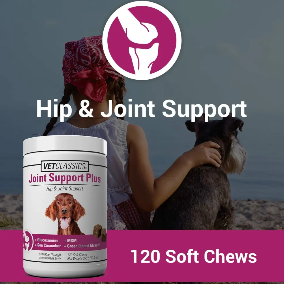 Vet Classics Joint Support Plus for Dogs (120 Soft Chews)