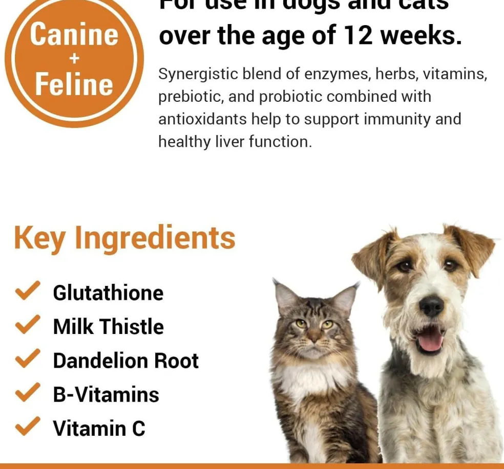 Vet Classics Liver Support for Dogs & Cats (60 Chewable Tablets)