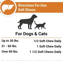 Vet Classics Liver Support Soft Chews for Dogs & Cats