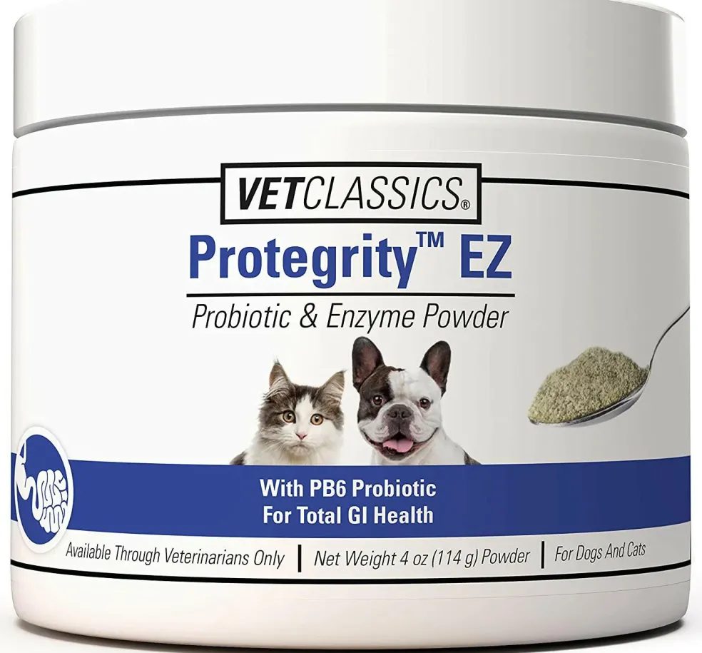 Vet Classics Protegrity EZ Probiotics & Enzymes Powder for Dogs & Cats
