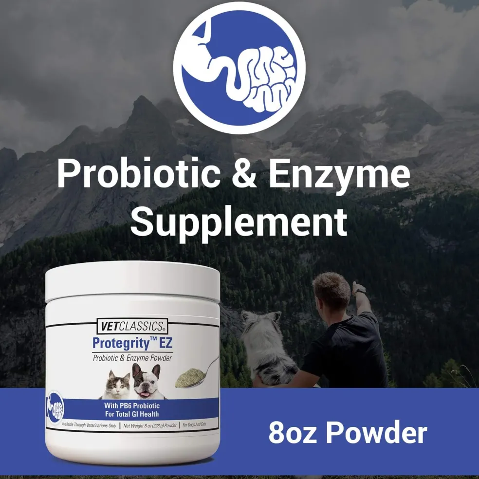 Vet Classics Protegrity EZ Probiotics & Enzymes Powder for Dogs & Cats