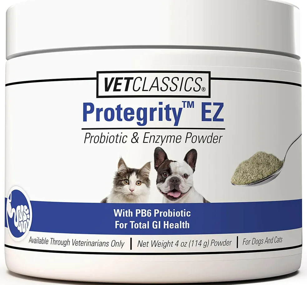 Vet Classics Protegrity EZ Probiotics & Enzymes Powder for Dogs & Cats