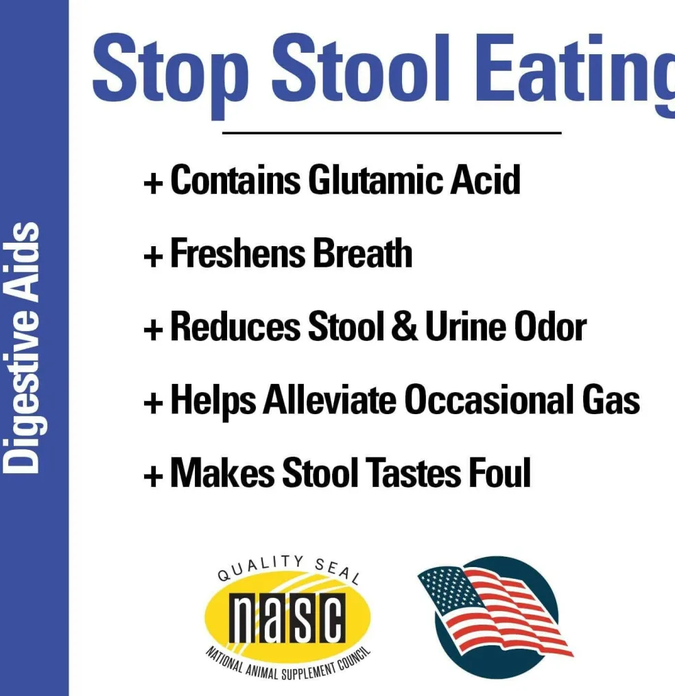 Vet Classics Stop Stool Eating Soft Chews for Dogs, 90 chews