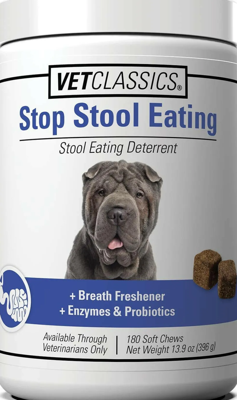 Vet Classics Stop Stool Eating Soft Chews for Dogs, 90 chews