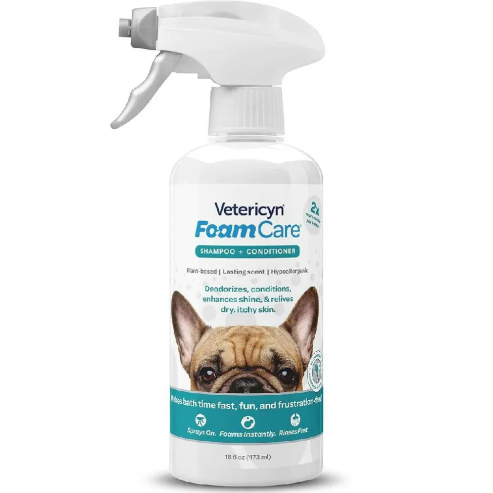 Vetericyn FoamCare Shampoo & Conditioner for Dogs (16 oz)