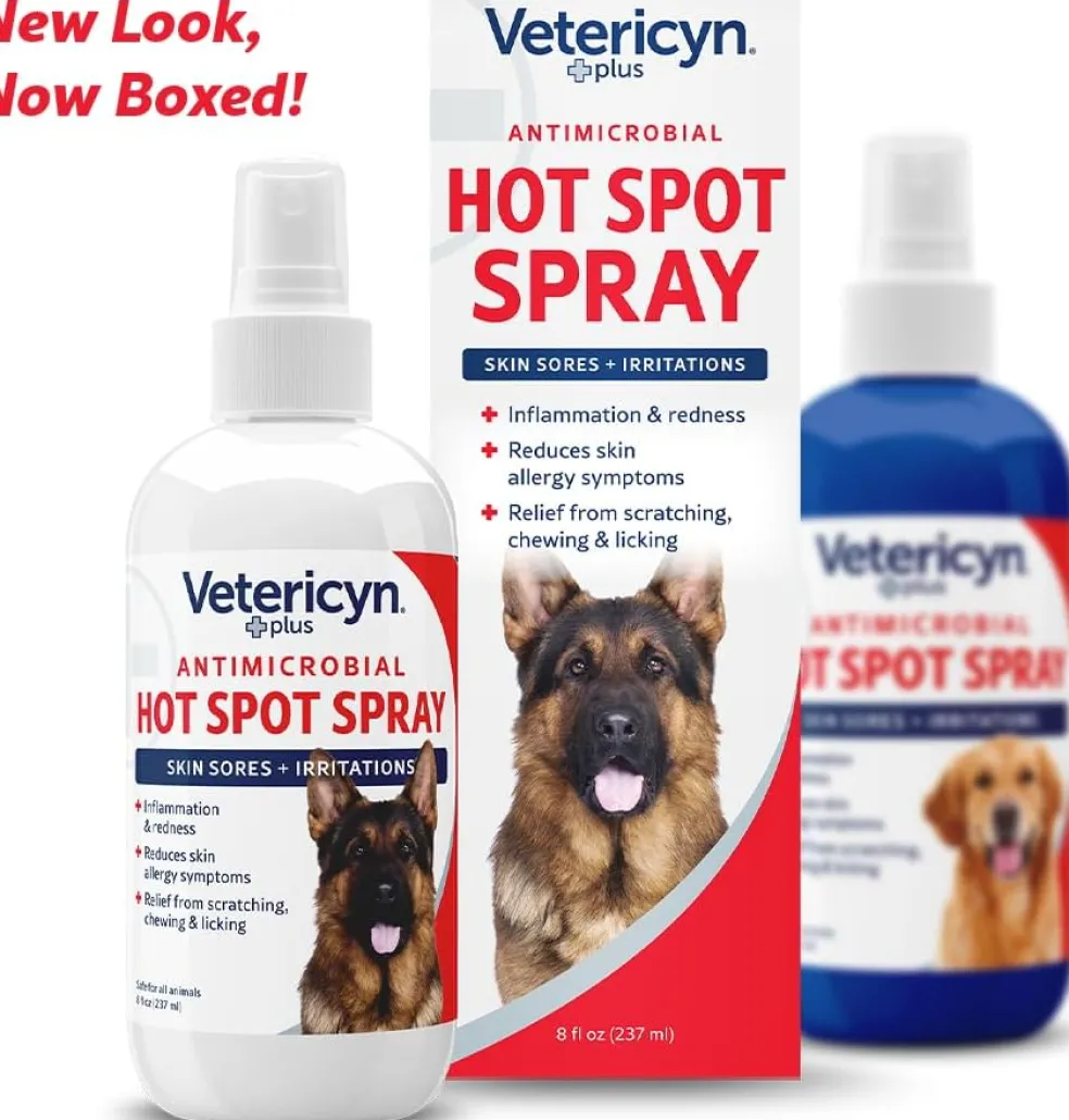 Vetericyn Plus Antimicrobial Hot Spot Spray For Dogs & Cats (8 oz)