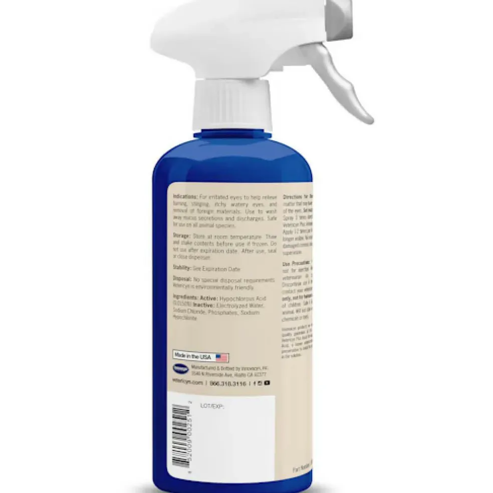 Vetericyn Plus Antimicrobial Pink Eye Spray for Pets (16 oz)
