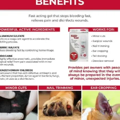 Veterinary Formula Clinical Care Fast Acting Super Clot Gel For Dogs & Cats (1 oz)