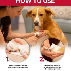 Veterinary Formula Clinical Care Fast Acting Super Clot Gel For Dogs & Cats (1 oz)
