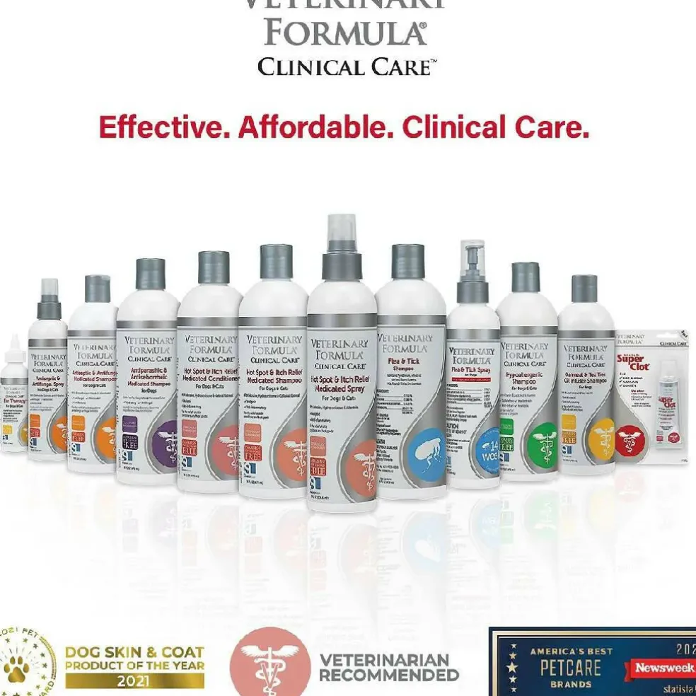 Veterinary Formula Clinical Care Hot Spot & Itch Relief Medicated Spray For Dogs & Cats (8 oz)