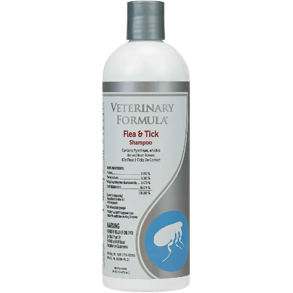 Veterinary Formula Clinical Care Flea & Tick Shampoo For Dogs & Cats (16 oz)