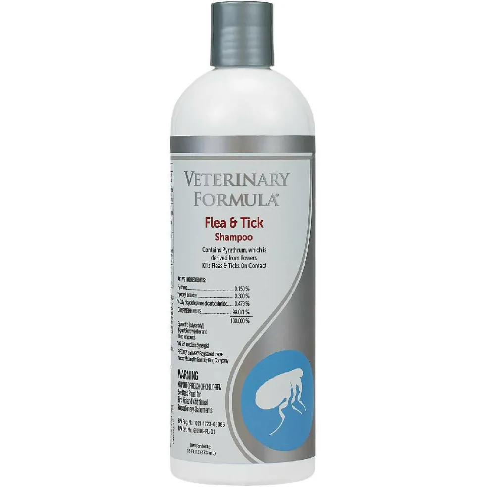 Veterinary Formula Clinical Care Flea & Tick Shampoo For Dogs & Cats (16 oz)