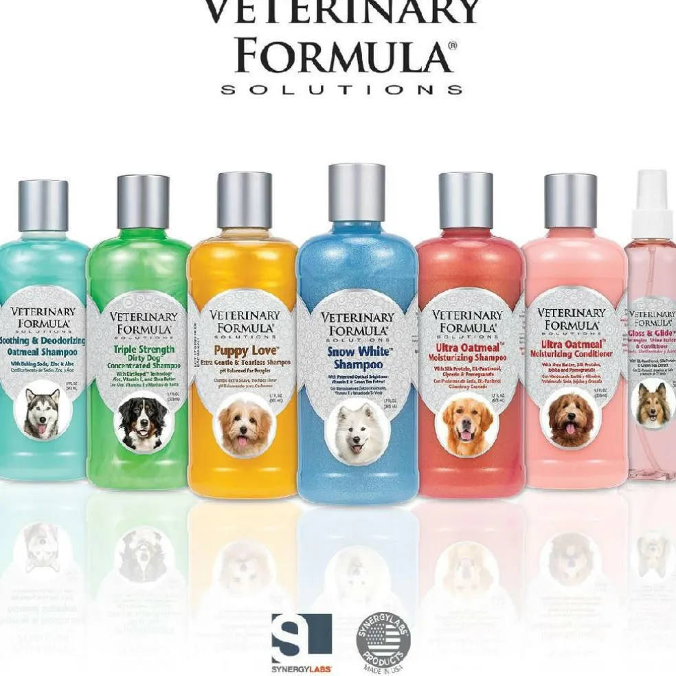 Veterinary Formula Solutions Snow White Shampoo for Dogs & Cats (17 oz)