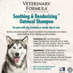 Veterinary Formula Solutions Soothing & Deodorizing Oatmeal Shampoo For Dogs & Cats (17 oz)