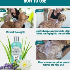 Veterinary Formula Solutions Soothing & Deodorizing Oatmeal Shampoo For Dogs & Cats (17 oz)