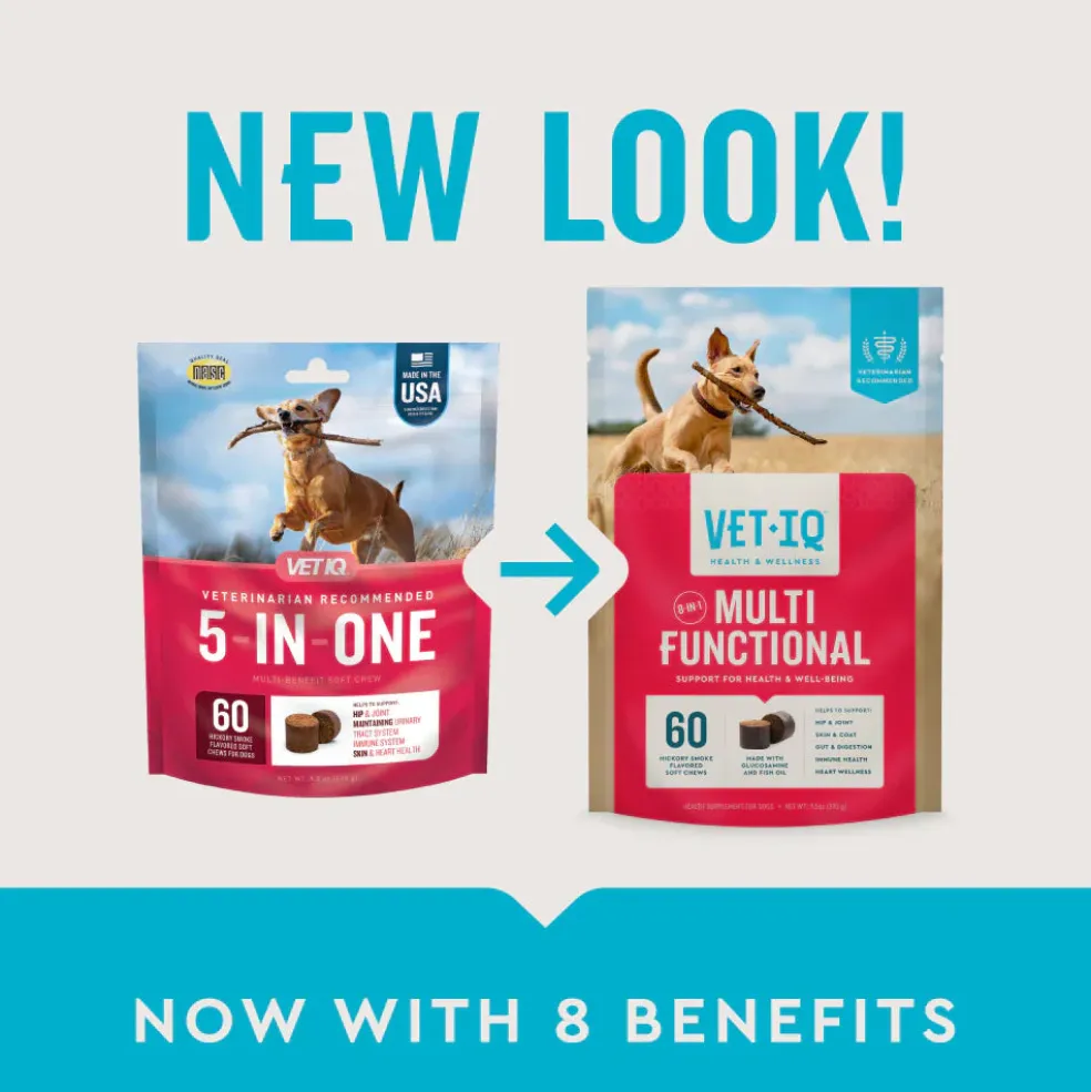 VetIQ 8-in-One Multi Functional Supplement for Dogs (60 soft chews)