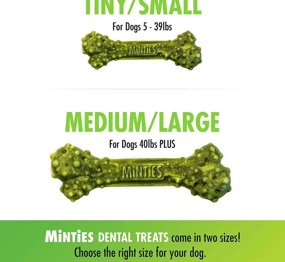 VetIQ Minties Dental Treats for Medium & Large Dogs