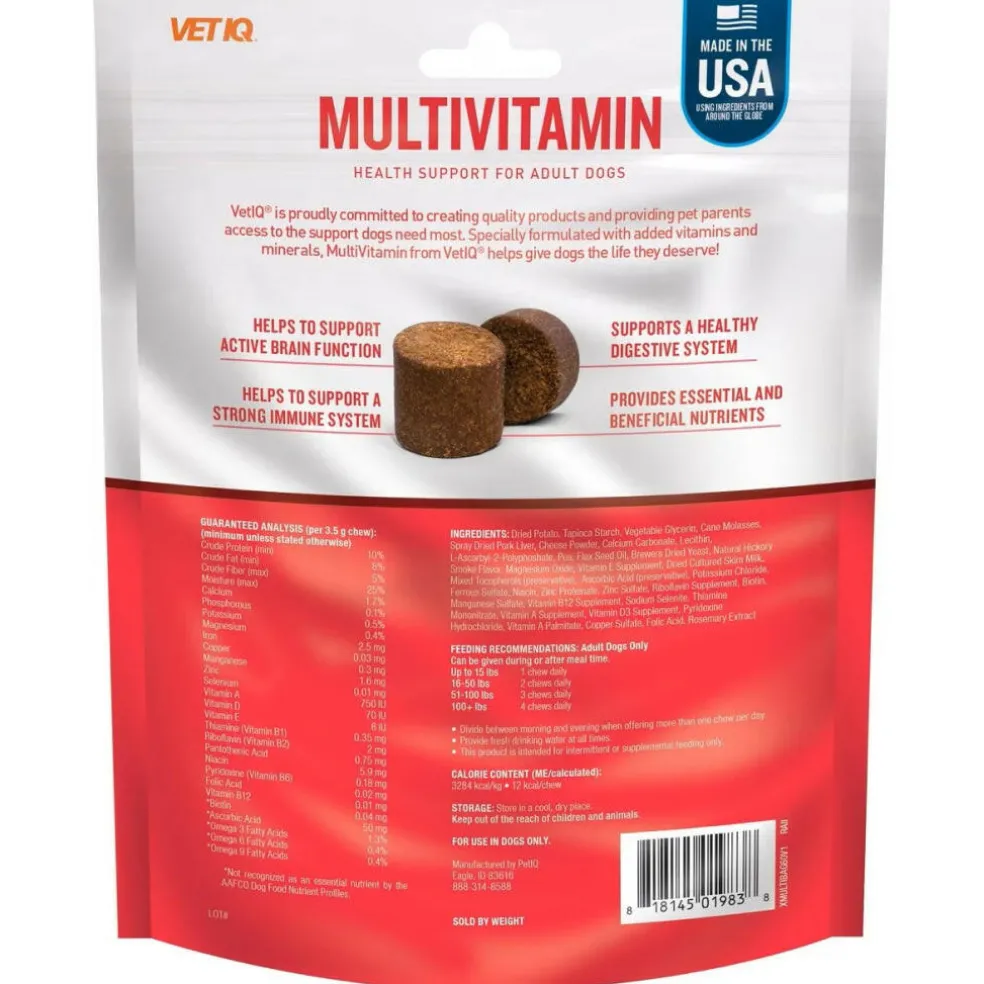 VetIQ Multivitamin Soft Chew Supplement for Dogs (60 soft chews)