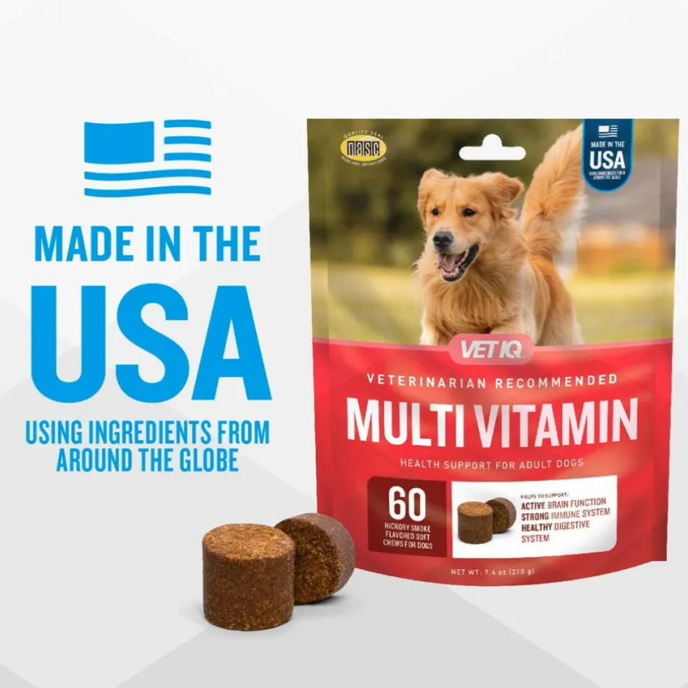 VetIQ Multivitamin Soft Chew Supplement for Dogs (60 soft chews)