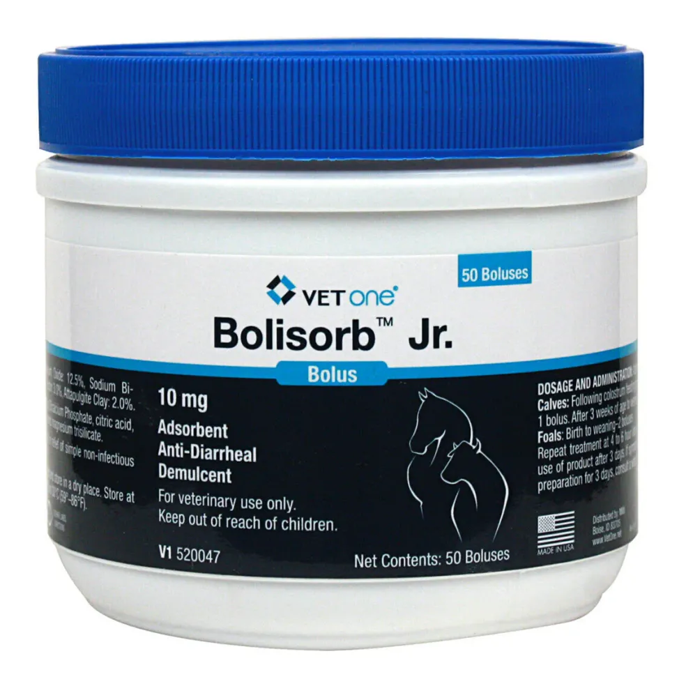 VetOne Bolisorb Jr. Bolus Absorbent Anti-Diarrheal Demulcent (50 Count)