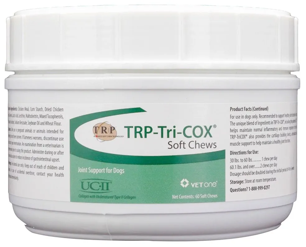 VetOne TRP-Tri-Cox Joint Support Soft Chews (60 chews)