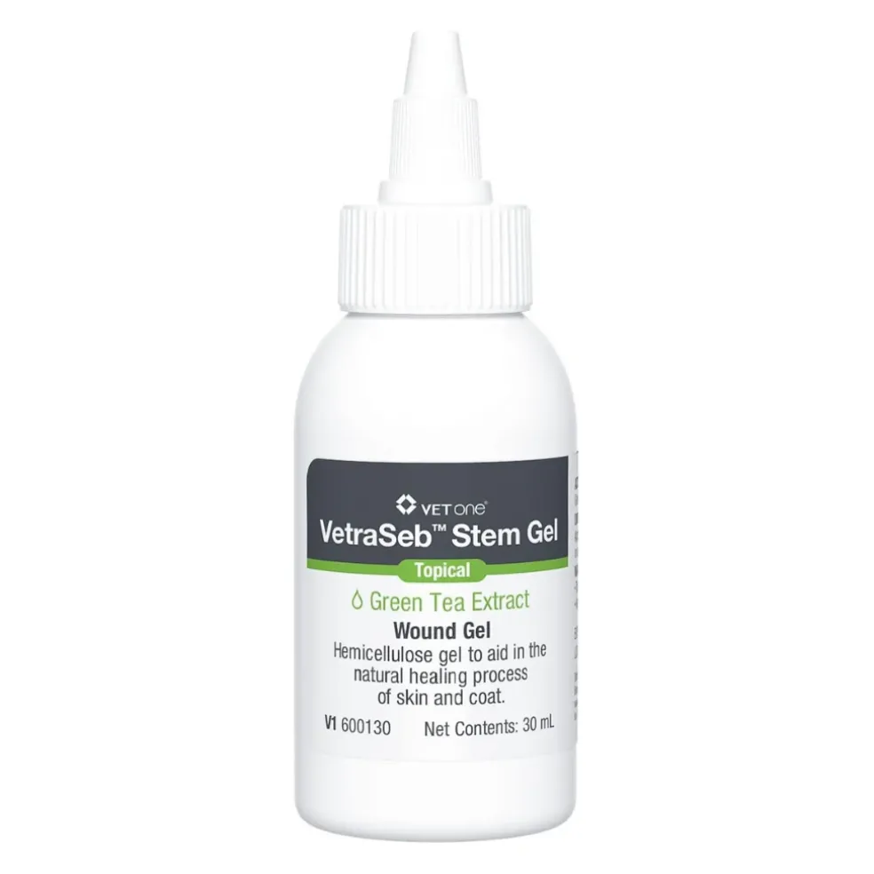 VetOne VetraSeb Stem Gel Topical Wound Gel For Cats & Dogs (30 ml)