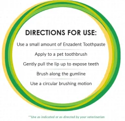Vetoquinol Enzadent Enzymatic Poultry-Flavored Toothpaste for Dogs & Cats (90g tube)