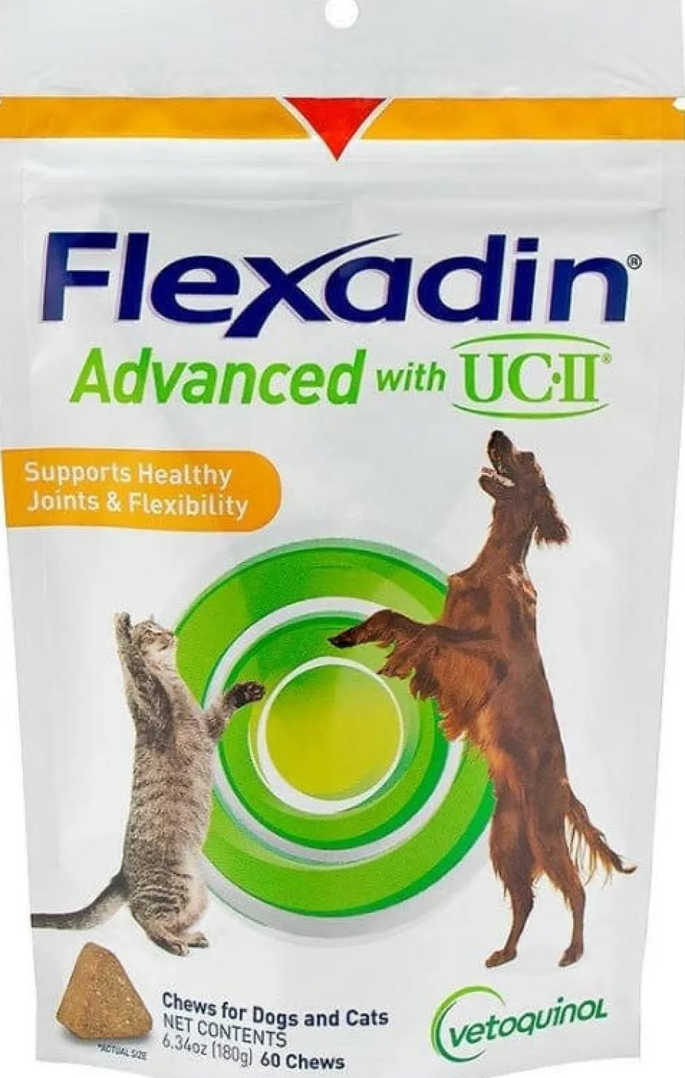 Vetoquinol Flexadin Advanced Chews with UC-II