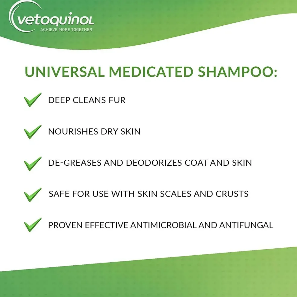 Vetoquinol Universal Medicated Shampoo for Dogs & Cats