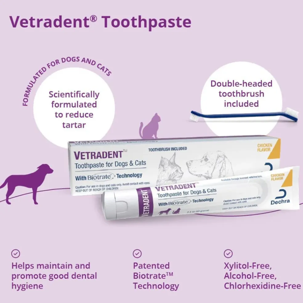 Vetradent Toothpaste for Dogs & Cats (2.3 oz)