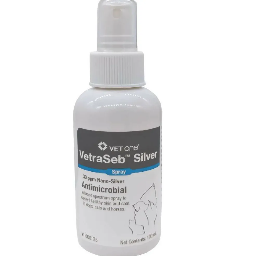 VetraSeb Silver Antimicrobial Spray for Dogs, Cats and Horses