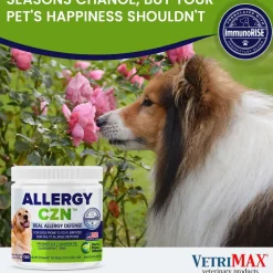 VETRIMAX Allergy CZN Bacon Flavored Supplement for Dogs, 120 count