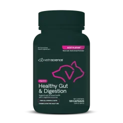 VetriScience Acetylator Digestive Supplement for Cats & Dogs (120 caps)