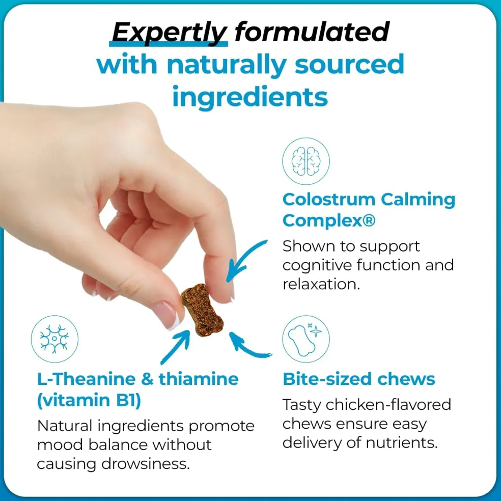 VetriScience Composure Chicken Liver Flavored Chews for Small Dogs (30ct)