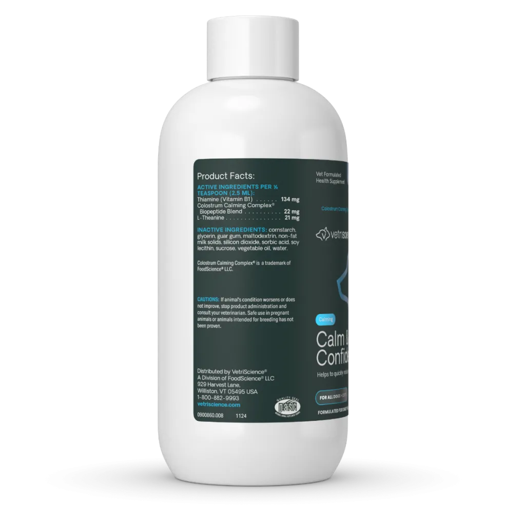 VetriScience Composure Liquid Calming Supplement for Cats & Dogs (8 oz)