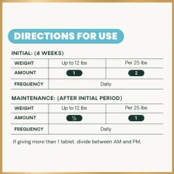 VetriScience Extra Strength Healthy Gut & Digestion Tablets for Dogs (120 Chewable Tablets)
