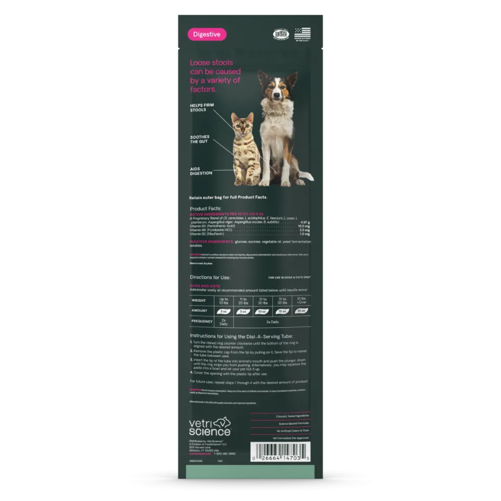 VetriScience Fast Balance G.I. Paste Gastrointestinal Support for Cats & Dogs (35 cc)