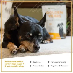 VetriScience Golden Years Calm & Confident Behavior Chew Supplement for Senior Dogs (60 chews)