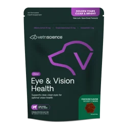 VetriScience Golden Years Clear and Bright Eye Health for Senior Dogs (60 soft chews)