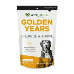 VetriScience Golden Years Energize and Thrive Multivitamin for Senior Dogs (60 soft chews)