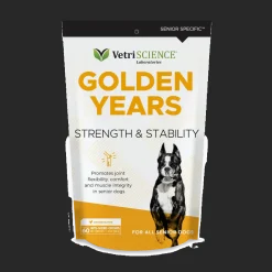 VetriScience Golden Years Strength and Stability Joint Support for Senior Dogs (60 soft chews)