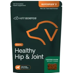 VetriScience Healthy Hip & Joint Chews for Dogs, Chicken Flavor (120 Soft Chews)