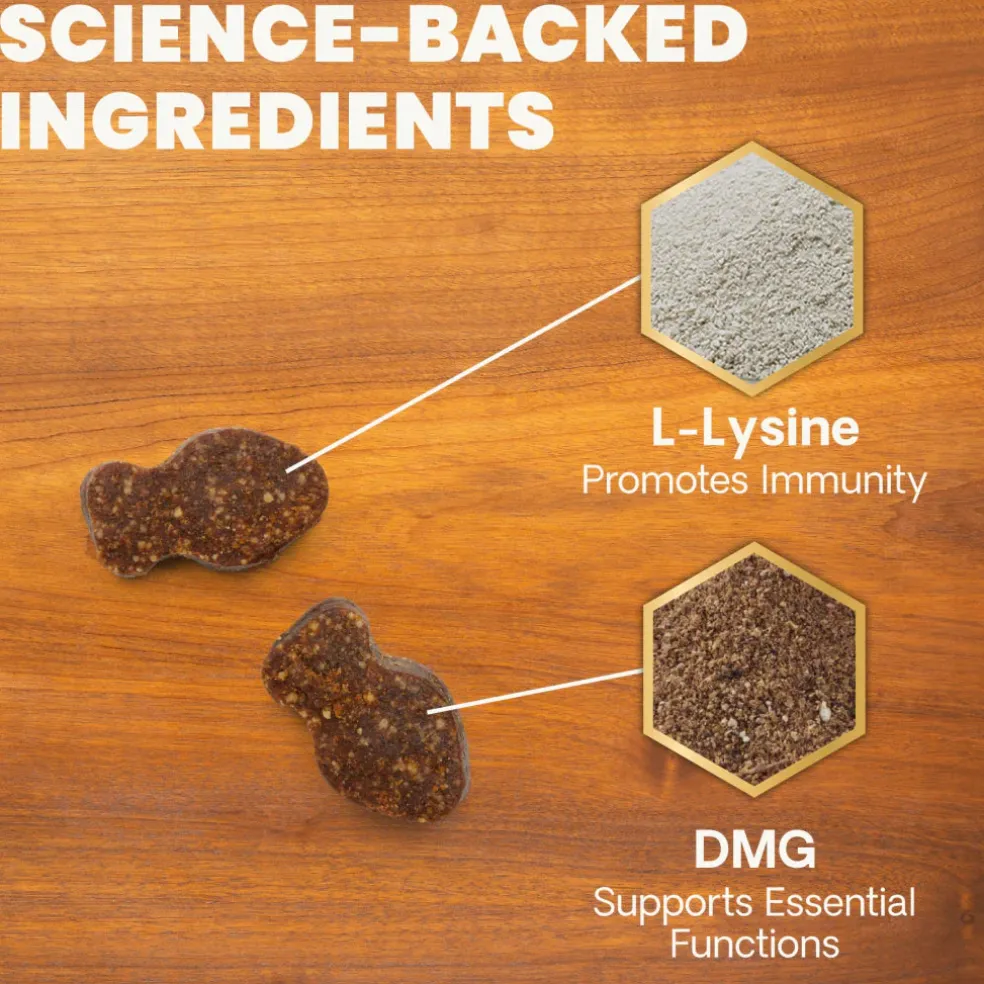 VetriScience Healthy Immunity Lysine Plus Chews for Cats