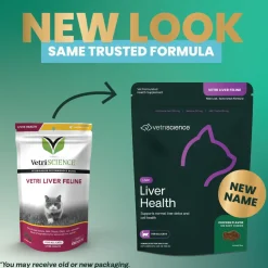 VetriScience Liver Health Support Supplement for Cats (120 Soft Chews)