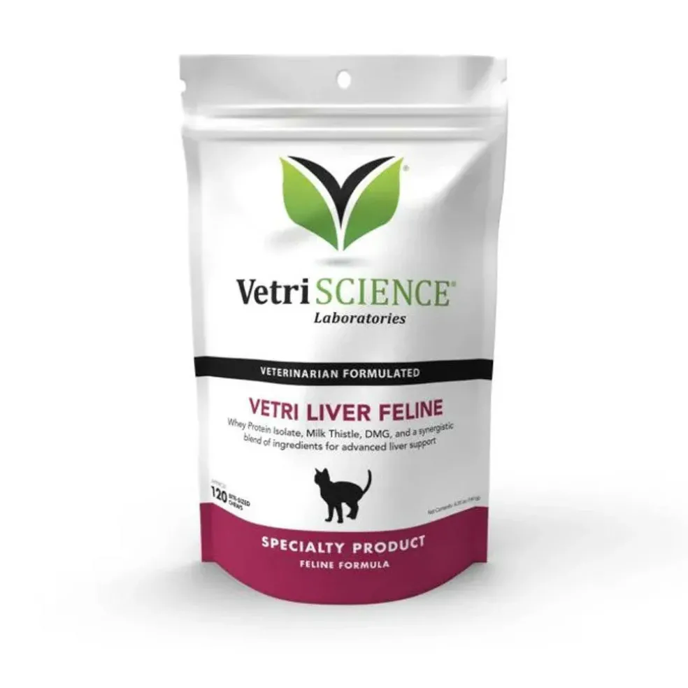 VetriScience Liver Health Support Supplement for Cats (120 Soft Chews)