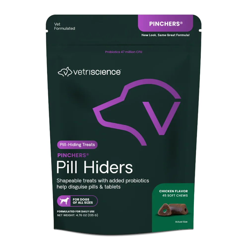 VetriScience Pinchers Pill Hiding Treats for Dogs, Chicken (45 ct)